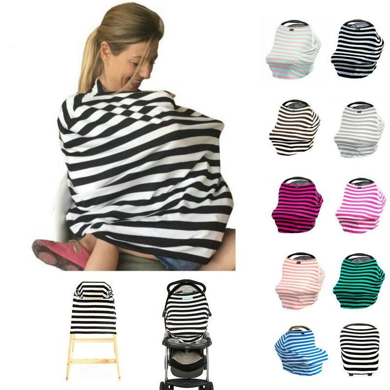 Multi Use Stretchy Baby Nursing Breastfeeding Privacy Cover Scarf