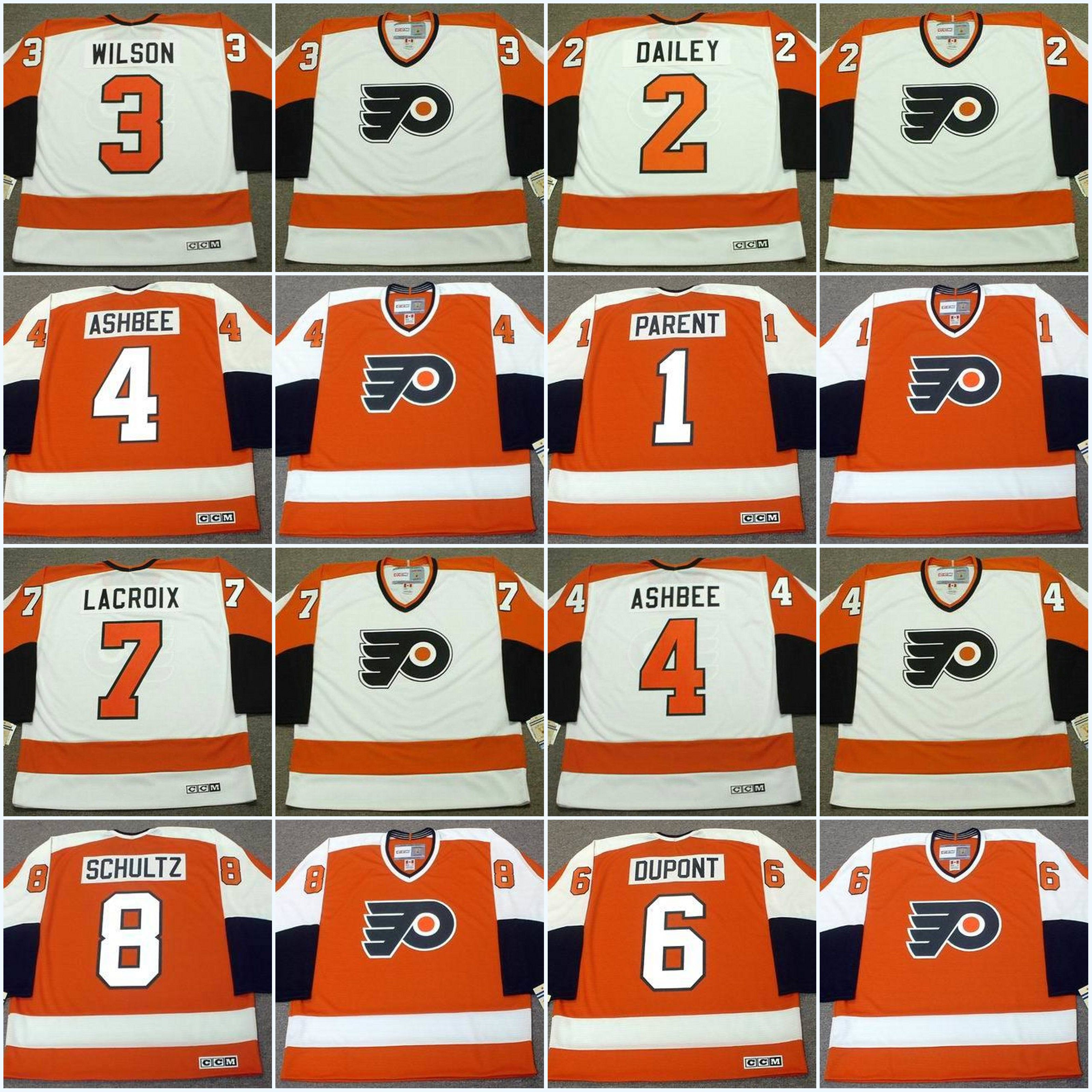 2018 philadelphia flyers jersey 1 bernie parent 1974 2 mark howe 3 what stores sell flyers jerseys