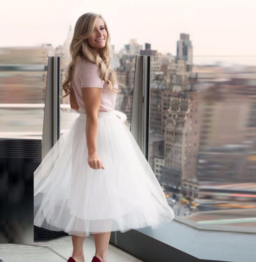 Compra New York Style Moda Moda Moda Faldas De Mujer Longitud Midi Falda  Blanca Falda De Tul Moda Hermosa Falda Blanca Personalizada Barato |  Entrega Rápida Y Calidad | Es.Dhgate