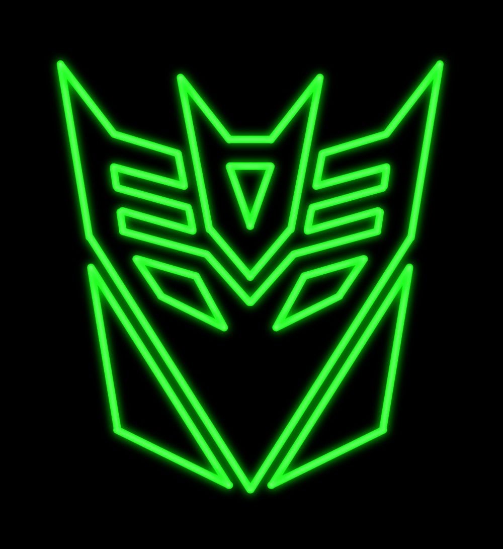 2019 transformers decepticons neon sign light custom handmade real