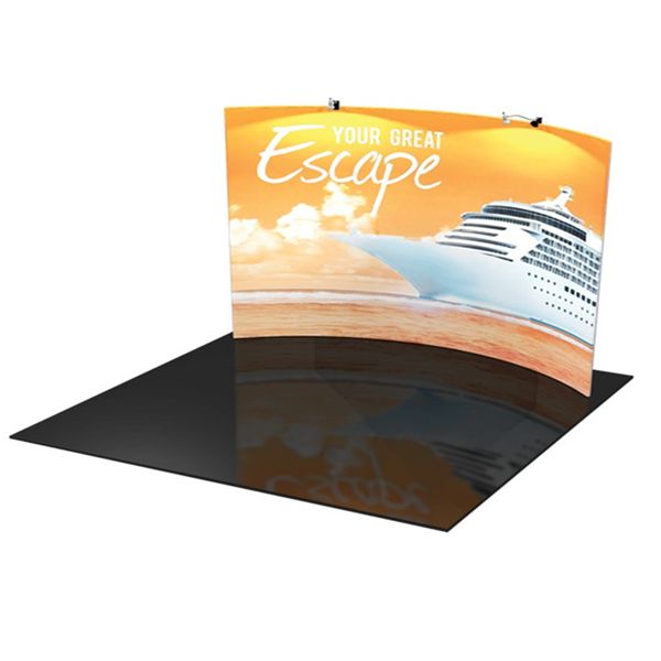 curved banner