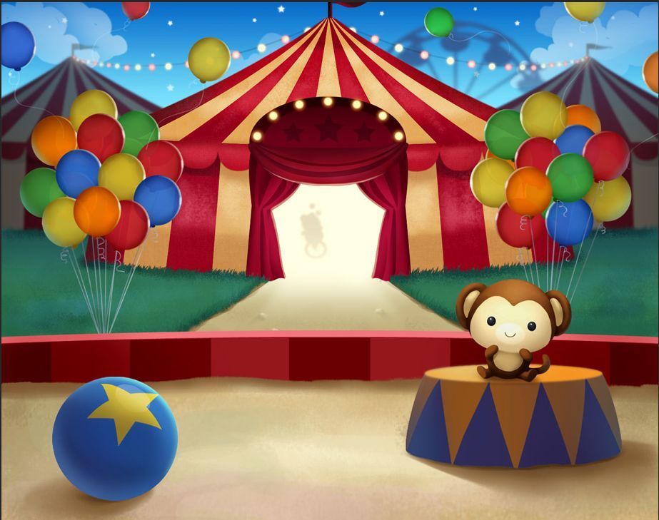 2019 7x5ft carnival circus