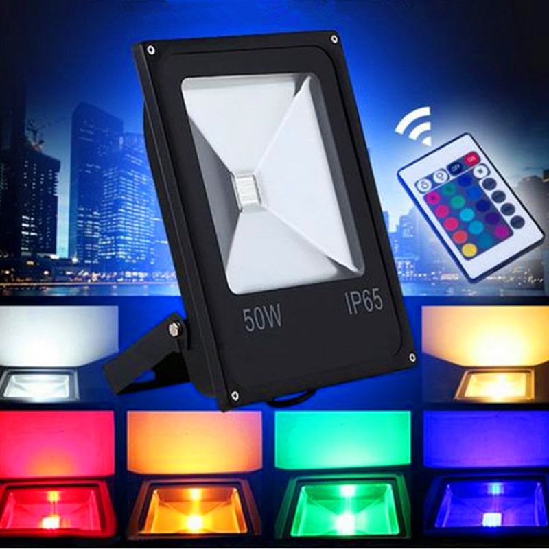 Newly RGBW LED 200W Flood Light Outdoor Waterproof 50W 100W 150W 200W