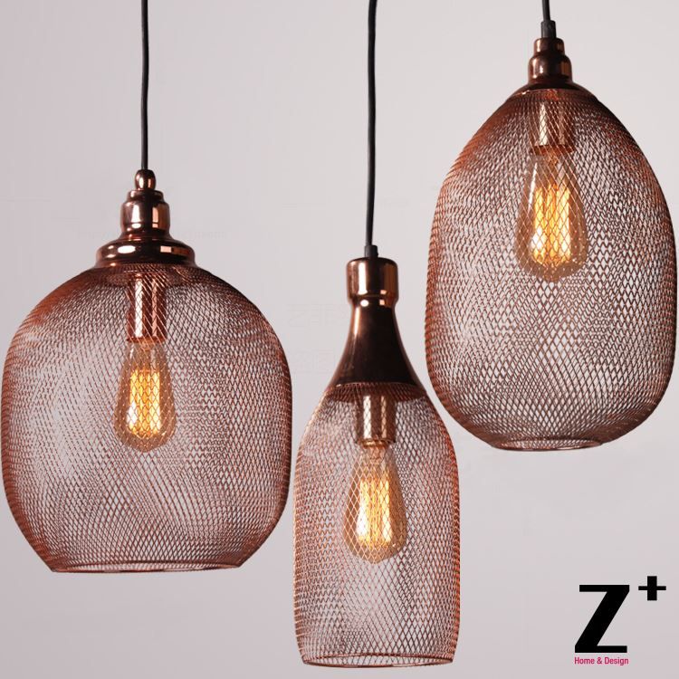 New Light Art Deco Iron Cage Mesh Rose Gold Pendant New Light Art Deco Iron Cage Mesh Rose Gold Pendant With 88 52 Piece On Zplus S Dhgate Com