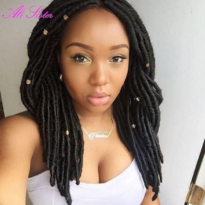 Großhandel Flechten Haar 14 Faux Locs Weichen Dreadlocks Zöpfe