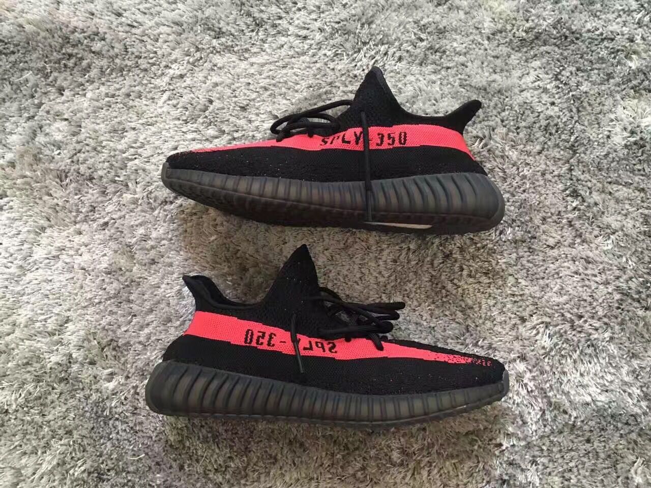 Yeezy 350 Boost V2 Black / Red Online Release / Raffle List 