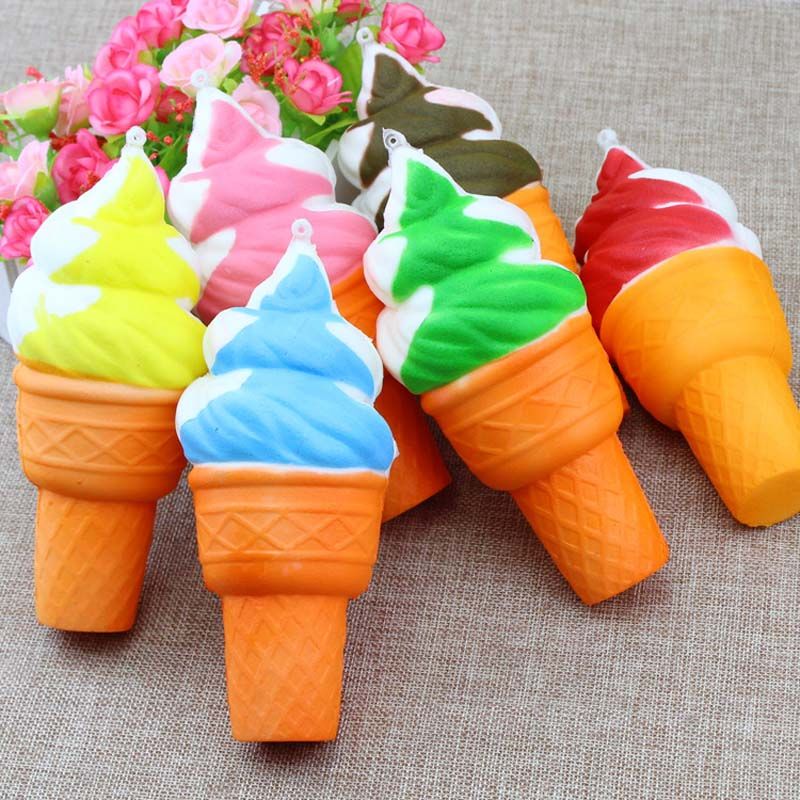  Squishy  Torch Ice Cream Toys  PU Cake Model Squishies Food  