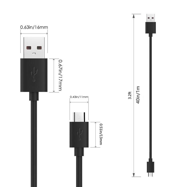White Leitz 63420001 Micro USB Cable with USB-C Adapter White Leitz 63420001 Micro USB Cable with USB-C Adapter
