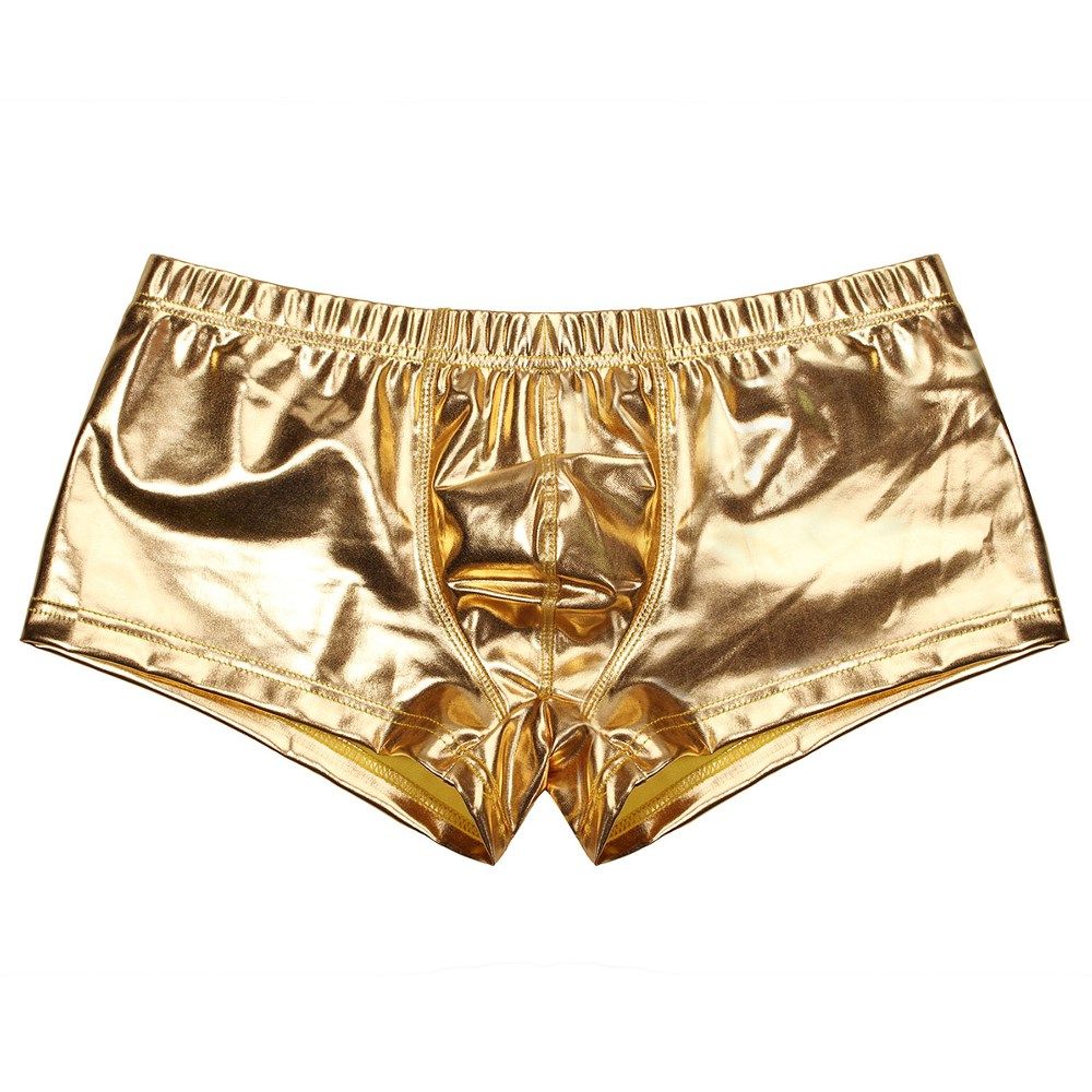 2019 2016 Plus Size New Mens Sexy Underwear Gold Tight Body Shaping