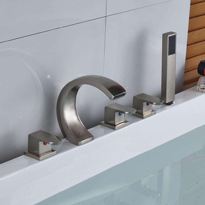 Acquista Miscelatore Vasca Da Bagno Moderno Diffuso A Tre Maniglie