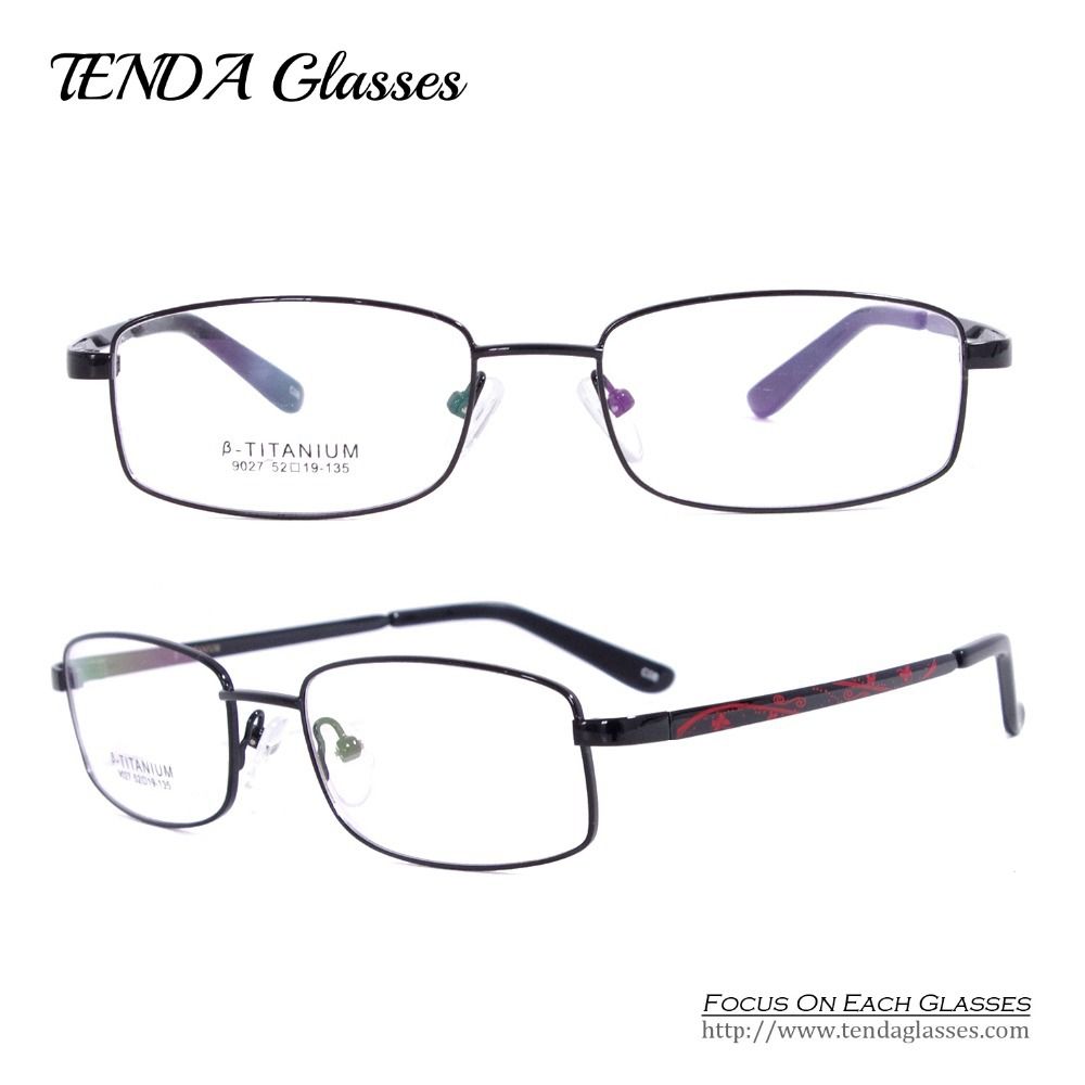 Wholesale Fashion Glasses Degree Flexible Titanium Eyewear Optical