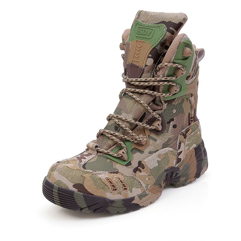 bottes camouflage homme