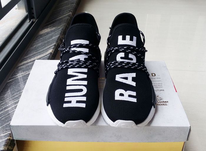 human race shoes all black