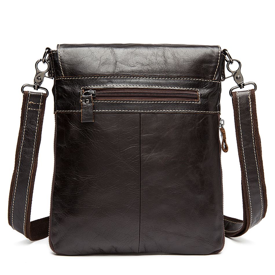 Vertical Shoulder Bag, Hand Made, Men'S Crossbody Bag, Real Leather Bag ...