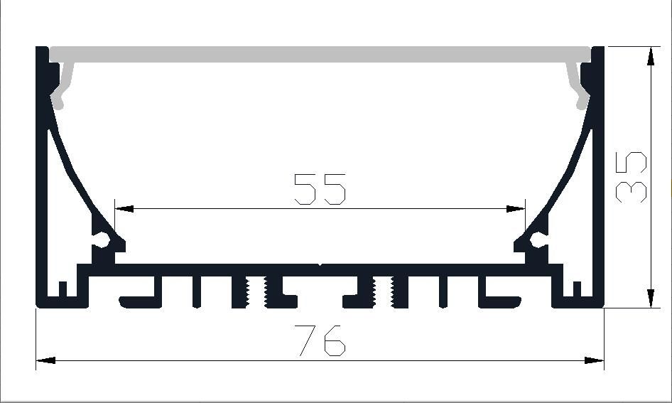2019 2000mmx76mmx35mm Hot Pendant Lighting Aluminum Profile For 12v 2019 2000mmx76mmx35mm Hot Pendant Lighting Aluminum Profile For 12v Led Strip Bar Used Home Office From Henry1314520 403 02 Dhgate Com