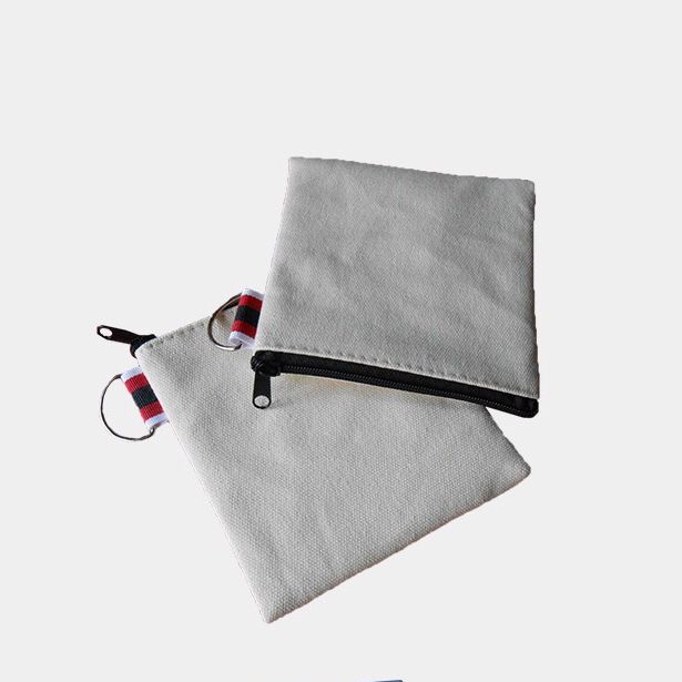 wholesale eco friendly blank canvas coin purse ladies cheapest