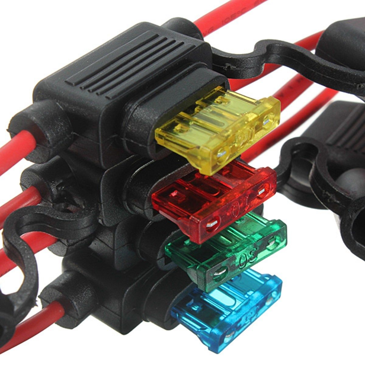 Waterproof Car Auto 10 15 20 30a Amp In Line Blade Fuse Holder Box 2006 Saturn Ion 2 Passlock Fuse 30a Fuse Box