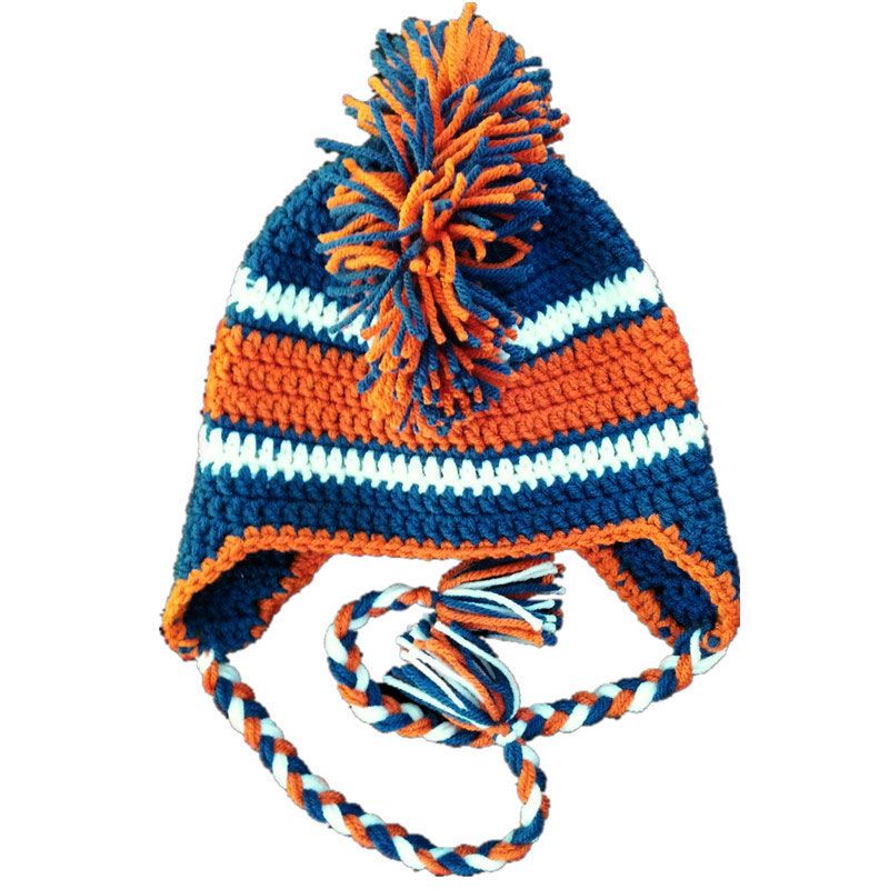 crochet football hat