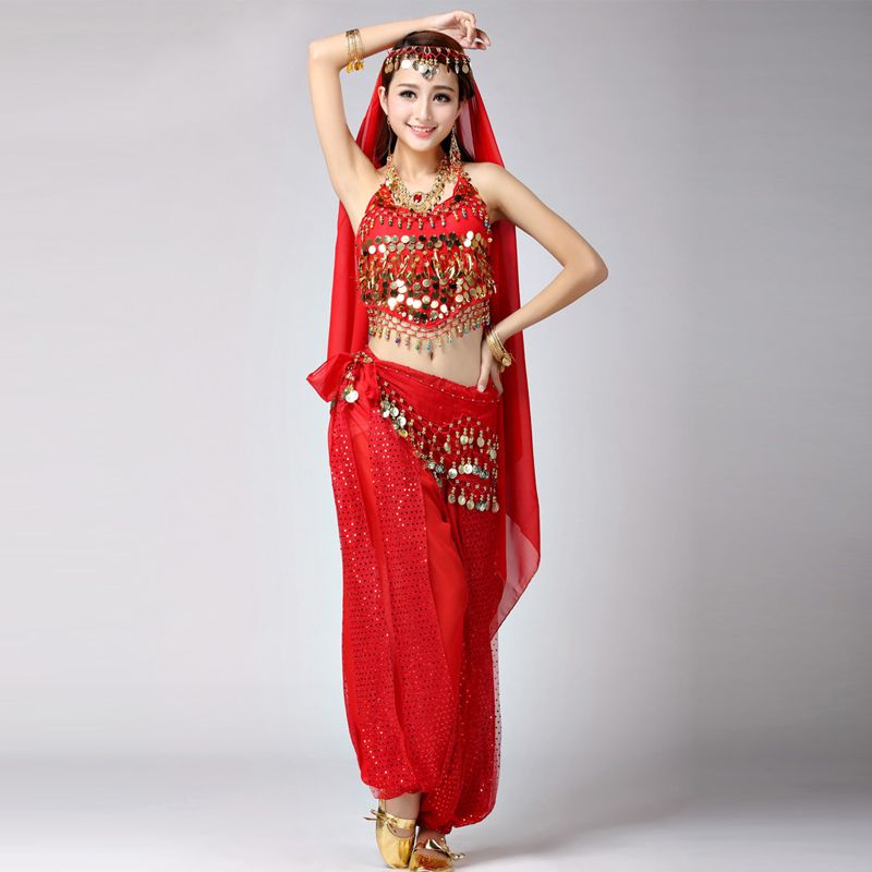 Sets Sexy India Egypt Belly Dance Costumes Bollywood