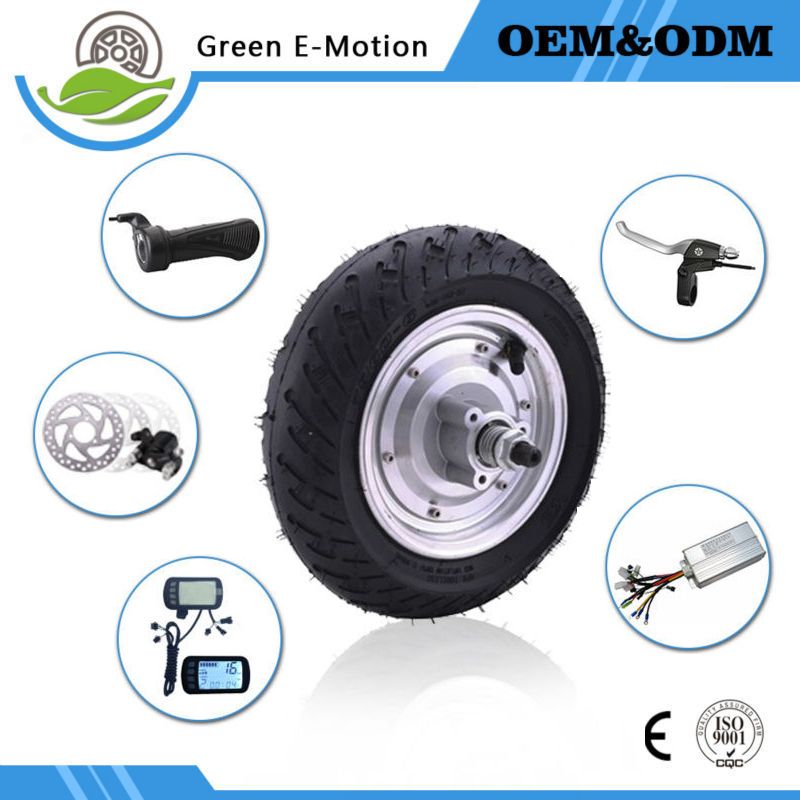 2020 Powerful Electric Wheel Motor 10 Inch 48v 350w/500w Hub Motor Kits