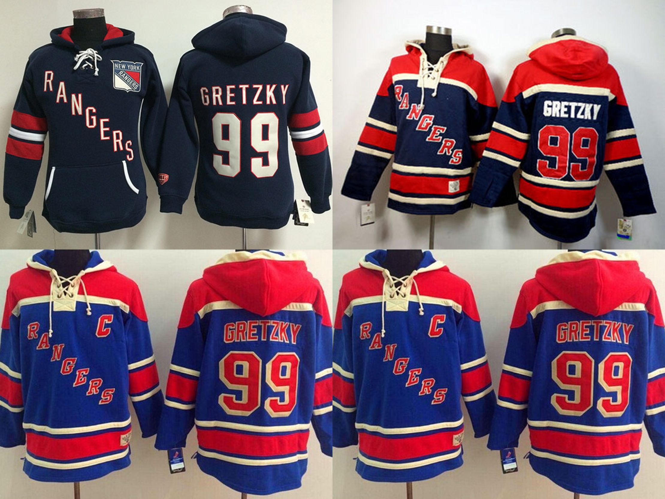 2019 2016 New New York Rangers Mens Jerseys 99 Wayne Gretzky Hoodies
