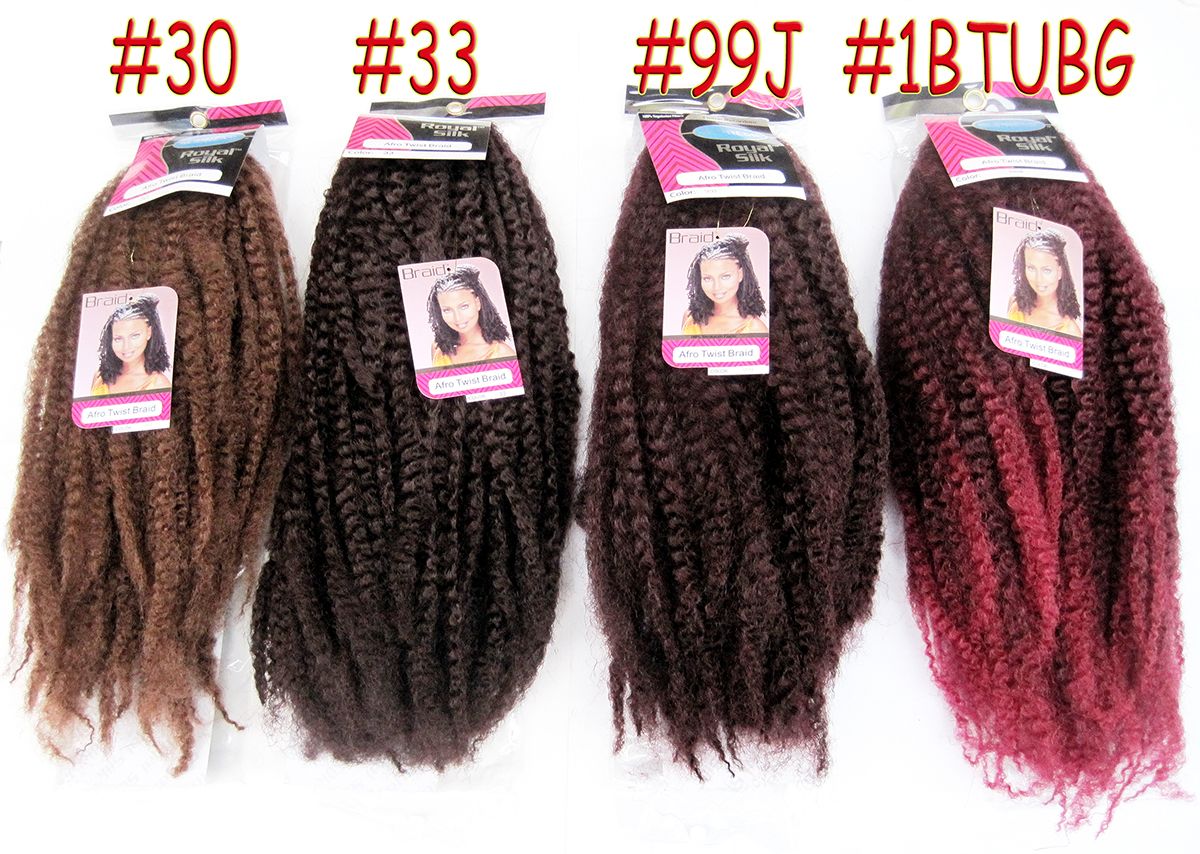 2020 Synthetic Crochet Braiding Hair 18inch 32roots Pack Royal