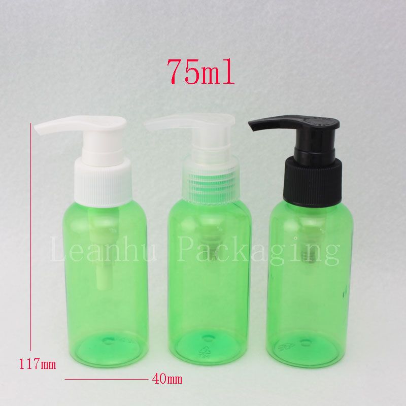 75ml Green Empty Liquid Soap Dispenser Container Small 75ml Green Bottle With Lotion Pump 1