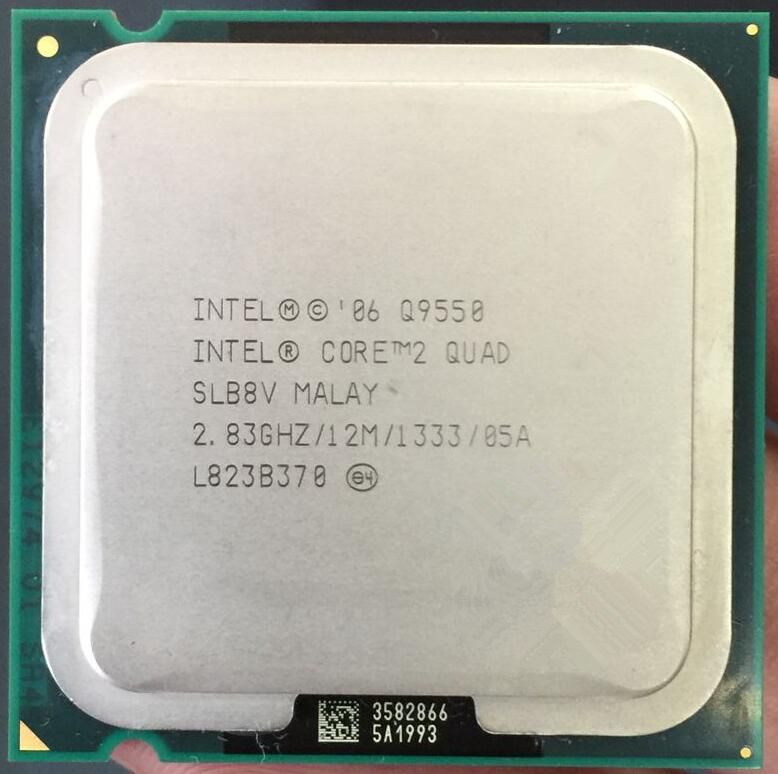 Original Used Cpu Core 2 Quad Q9550 Processor 2.83GHz 12MB L2 Cache FSB