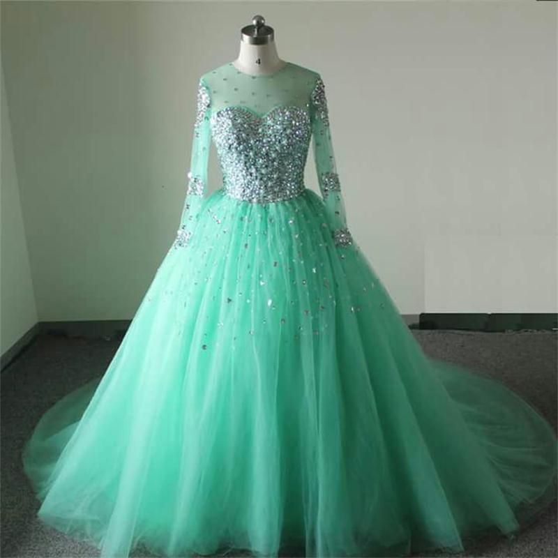 mint green bridal dresses