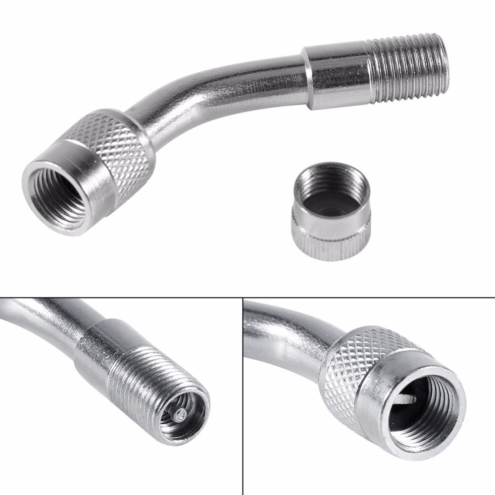 45//90//135 Degree Tyre Valve Extension Motorcycle Car Bicycle Valve Adapter Band