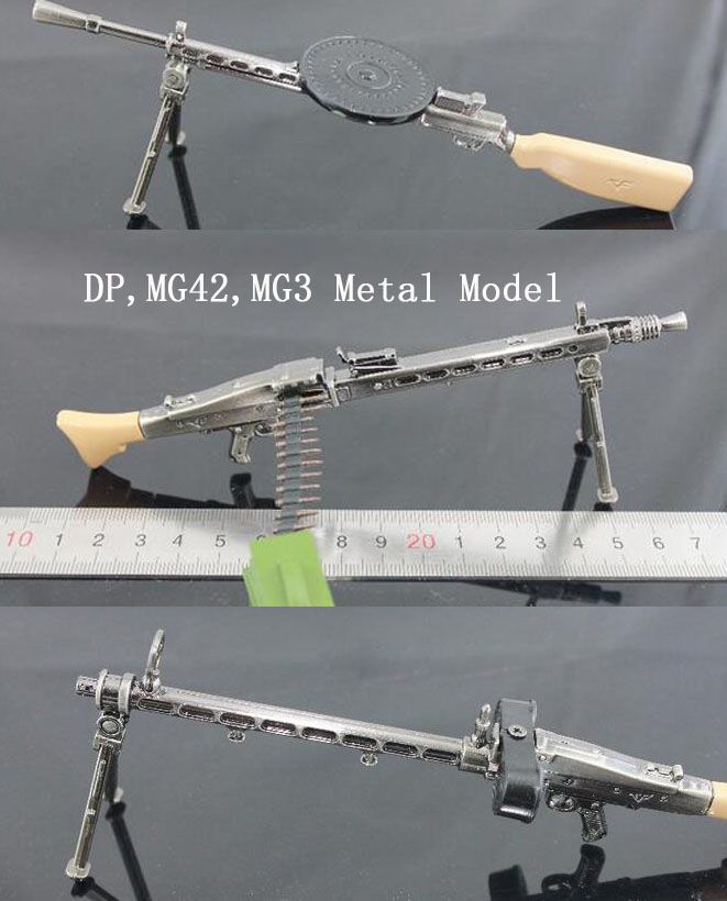 2019-zinc-metal-model-material-dp-mg3-mg42-light-machine-gun-model