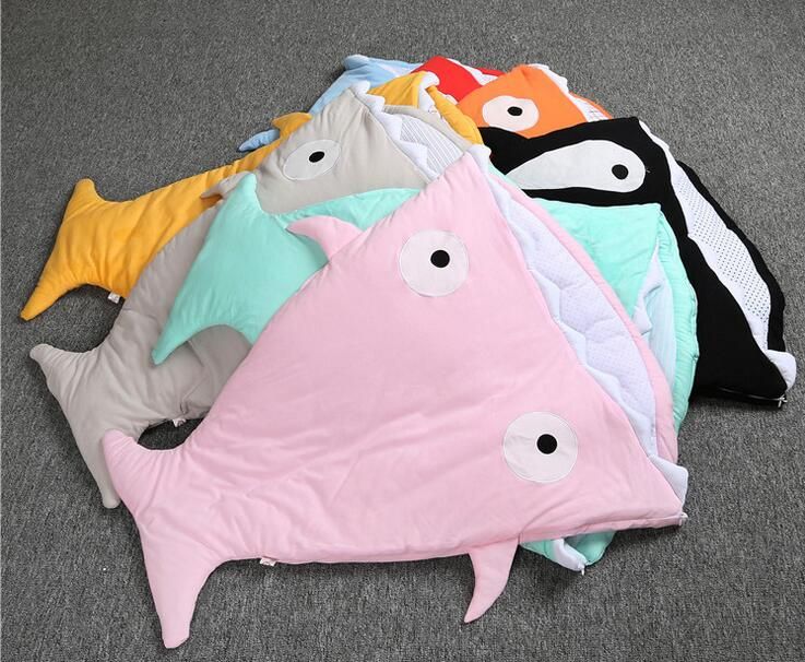 Shark Pillow Sleeping Bag 2016 newborn baby sleeping bags shark shape cotton winter Shark Pillow Sleeping Bag 2016 newborn baby sleeping bags shark shape cotton winter