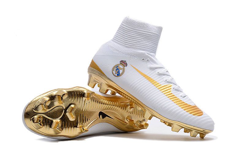 Mercurial Superfly Fg Cr Soccer Shoes White Gold Mercurial Superfly Fg Cr Soccer Shoes White Gold