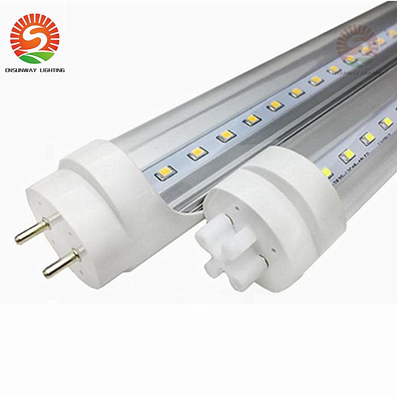 100 Pack Of Hyperikon T8 Led Light 4ft 18w 40w 100 Pack Of Hyperikon T8 Led Light 4ft 18w 40w Equivalent Clear Cover G13 Lighting Fixtures Tombstones Included