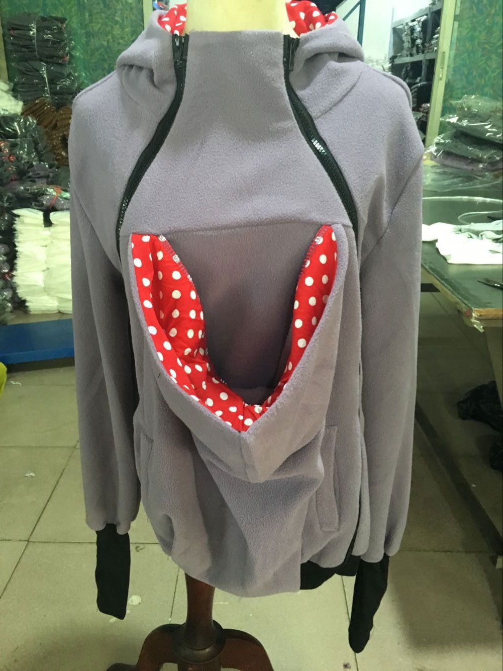 2020 2017 Baby Carrier Kangaroo Jacket Winter Hoodie Maternity