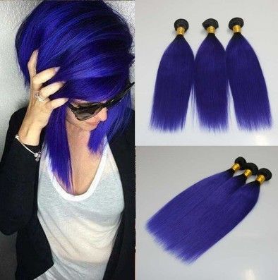 Brazilian Human Hair Weaves Purple Bundles 10 26 Inch Unprocessed