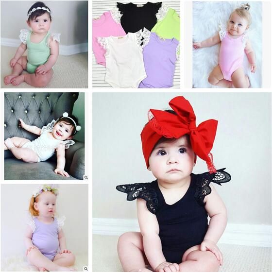 Summer Baby White Romper Clothes Cotton Fly Sleeve Rabbit Skirted