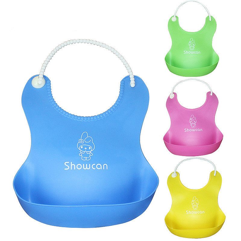 Online Cheap Cute Baby Bibs Girl Boy Kid Waterproof Soft Silicone