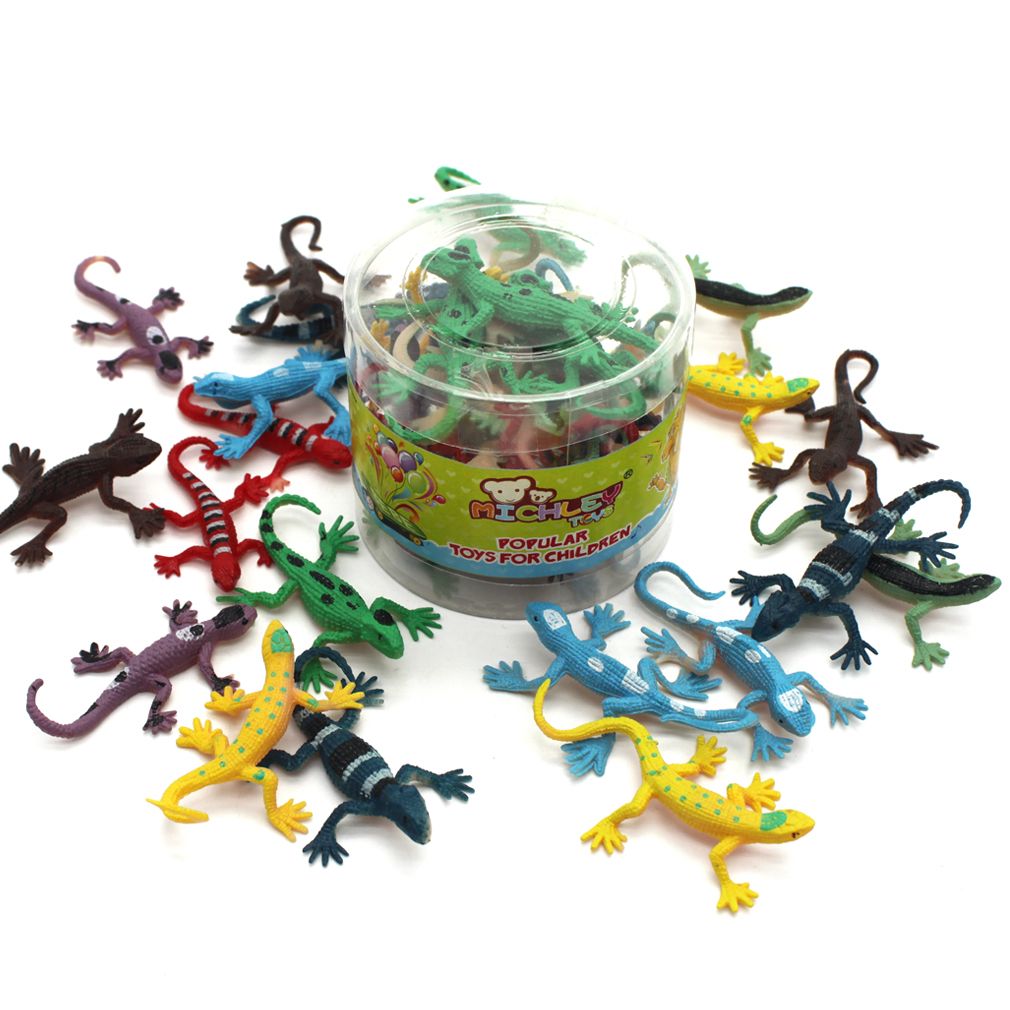 MICHLEY 1.7 Plastic PVC Toy Lizards Small Animals Plastic PVC Toy