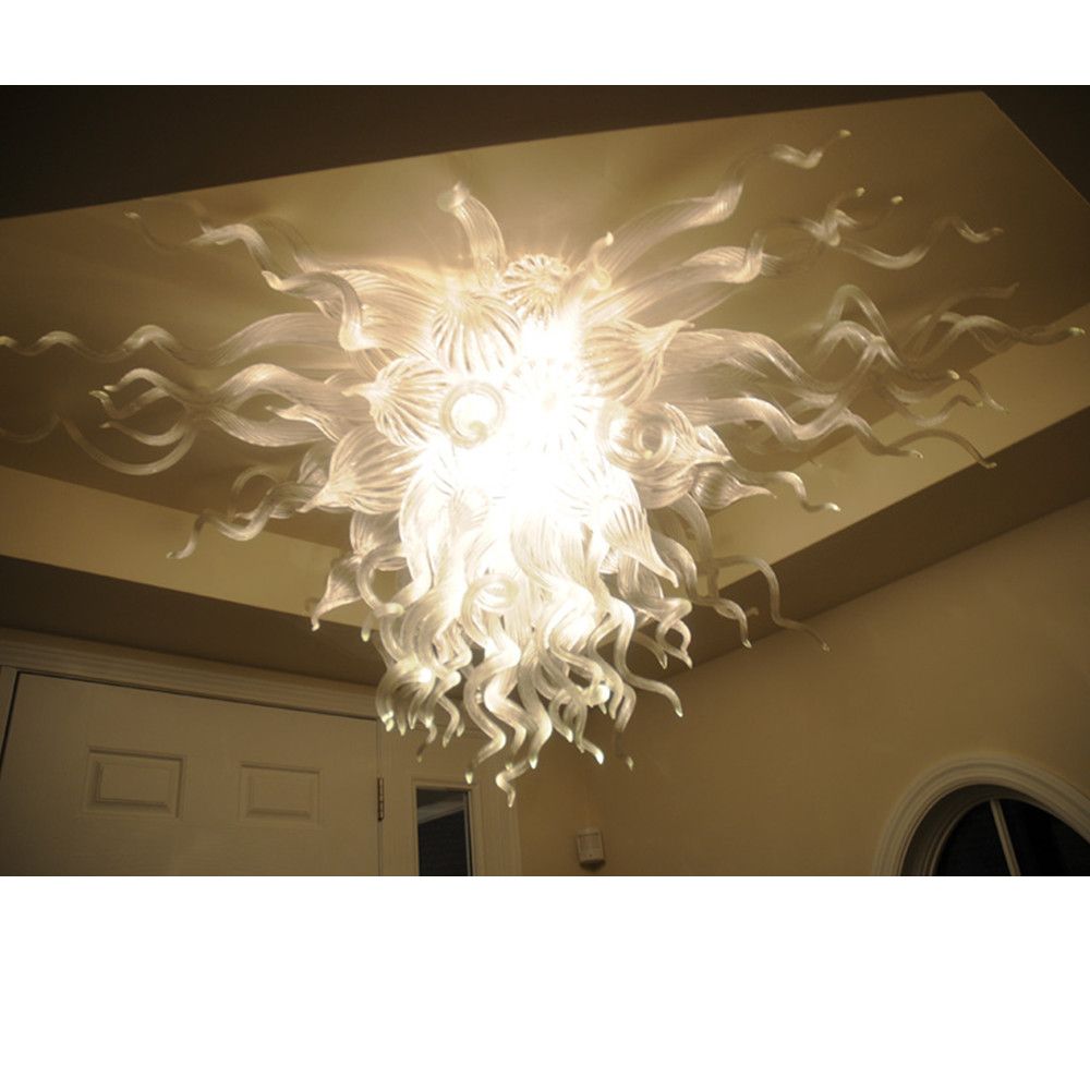White Modern Crystal Chandelier Murano Glass Chandelier Led Light ... White Modern Crystal Chandelier Murano Glass Chandelier Led Light ...