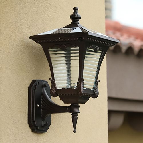 Solar Power Led Wall Lamps Outdoor Lights Super Bright Solar Power Led Wall Lamps Outdoor Lights Super Bright Garden Walll Lamp Warm White Cool Color Sensor Functions