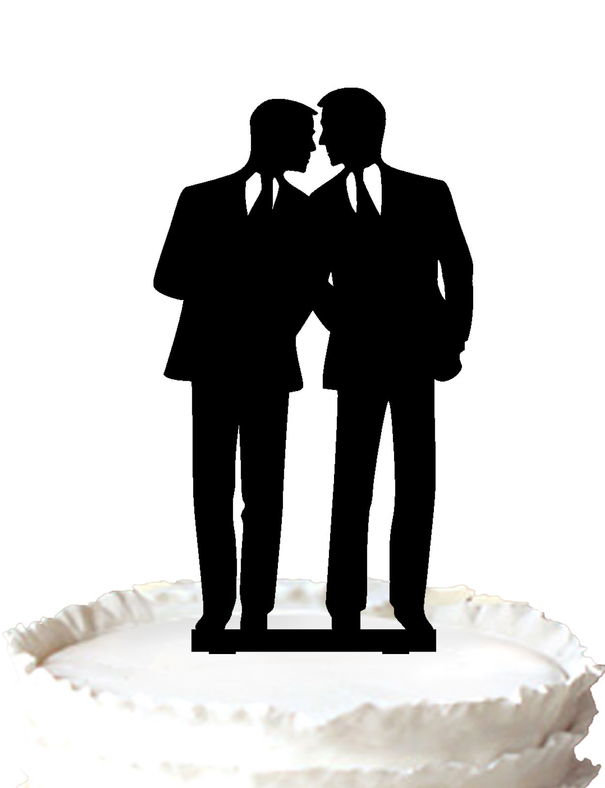 2019 Wedding  Cake  Topper  Gay Wedding  Two  Grooms  Cake  