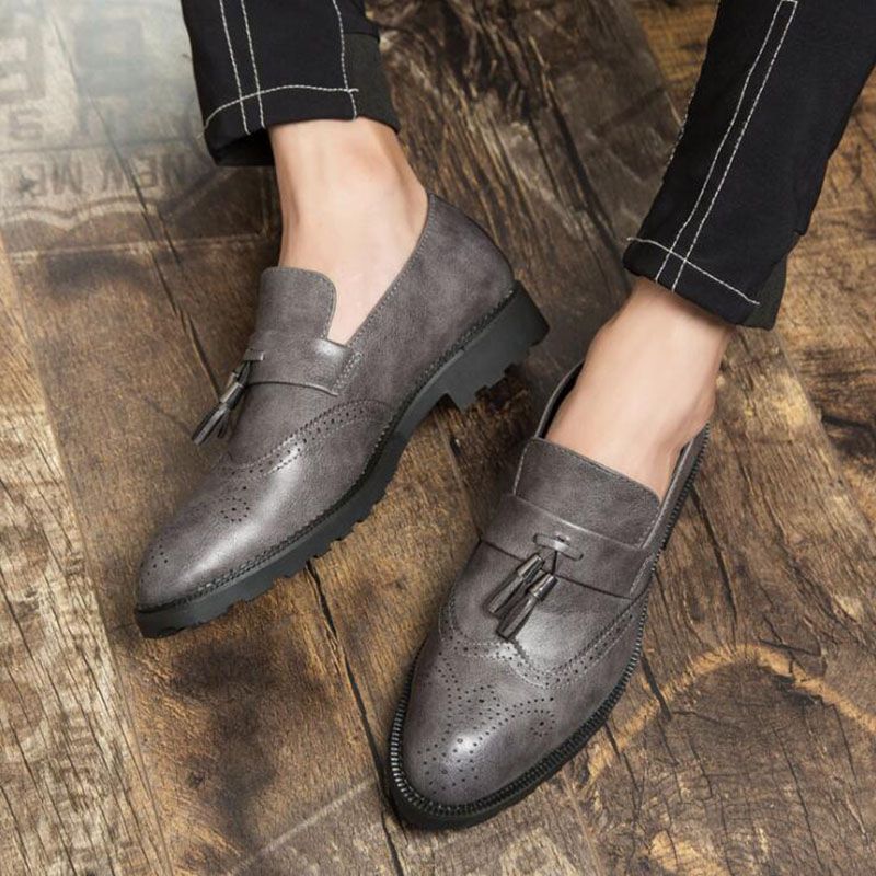 mens casual tassel loafers