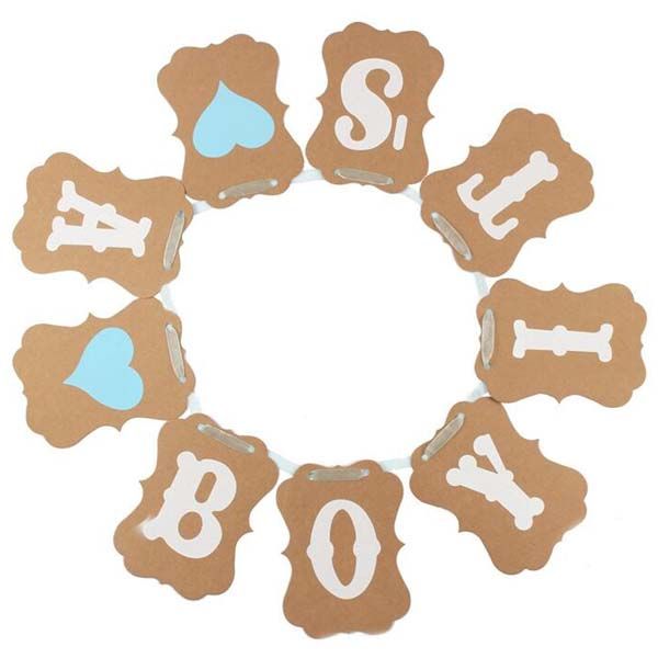 2019 Baby Shower 3m Paper Its A Boy Girl Banner Party Baptism