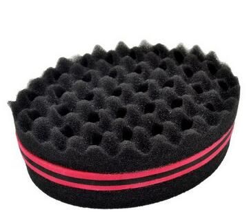 2019 High Oval Double Sides Magic Twist Hair Brush Sponge Hair