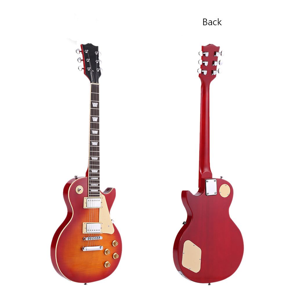 Chinese Guitars Classical Standard Guitar Cherry Sunburst Ect. Electric Guitar 22 Frets Mahogany