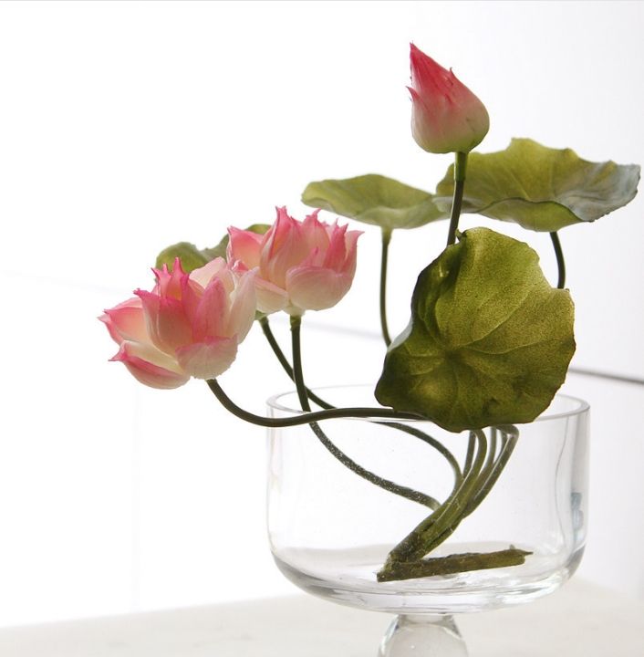 2019 Real Touch Fake Flower Lotus Hawaiian Cheap Flower Wedding Foam