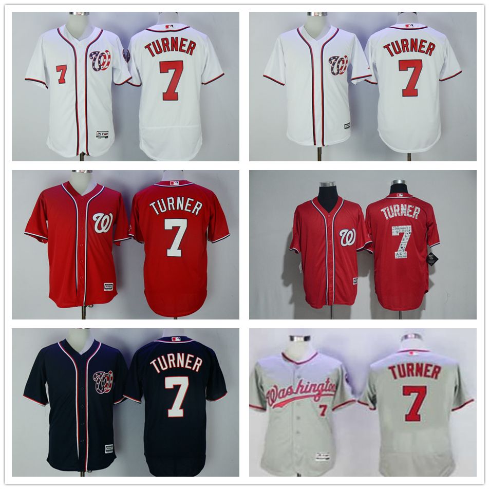 washington nationals red white and blue jersey