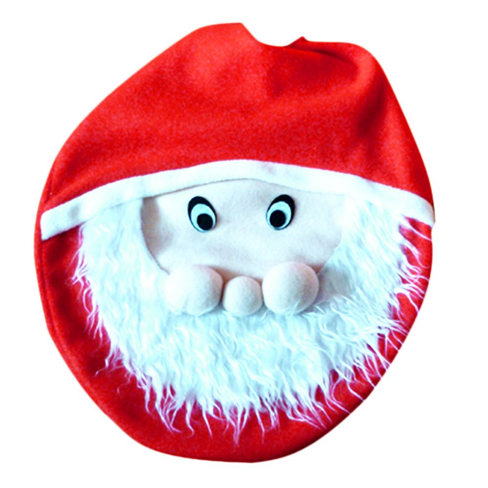 Wholesale Hot Sale Snowman Toilet Seat Cover Bathroom Christmas Xmas Home Decoration For Christma Fancy Santa Claus Toilet Seat Cover Shopping Christmas