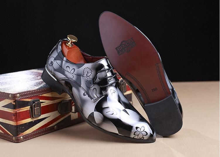 Man Dress Shoes Flat Shoes Luxury Men S Business Oxfords Casual Shoe